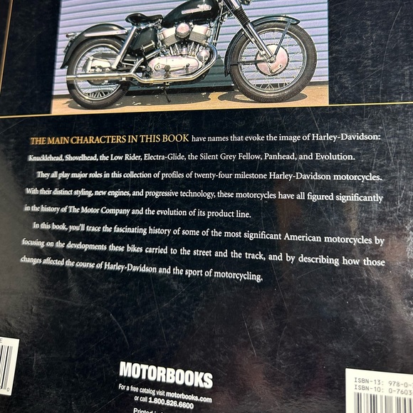 Harley-Davidson The American Motorcycle Book by Allan Girdler 2005 - Picture 4 of 11